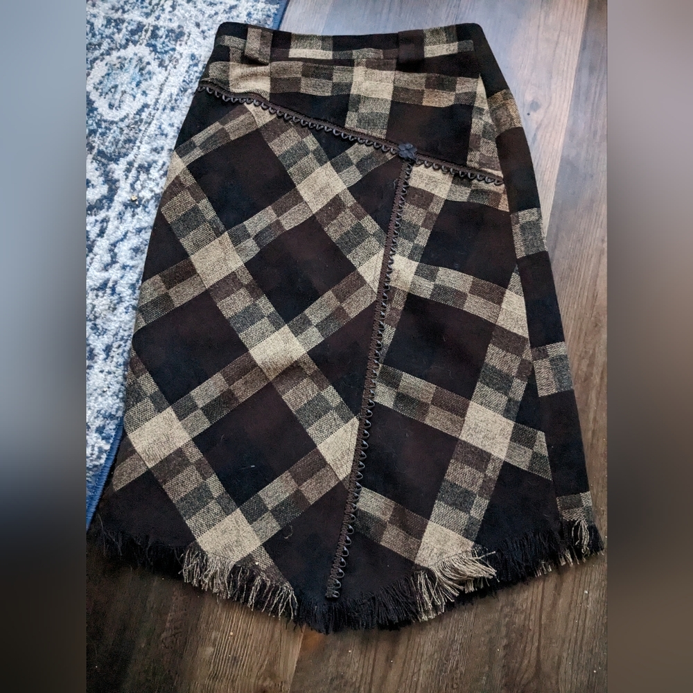 Talk of the Walk Atlantic City retro skirt plaid size 10